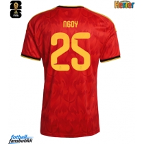 Belgia Nathan Ngoy #25 Hjemmedrakt VM 2026 Kortermet